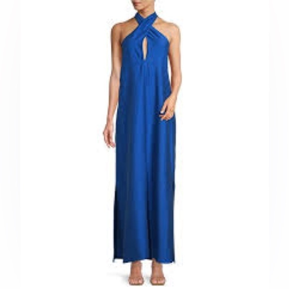 NWT,Antonio Melani, Sondra Lyocell Blend Halter:V-Neck Cocktail Dress,Size M - Picture 6 of 6